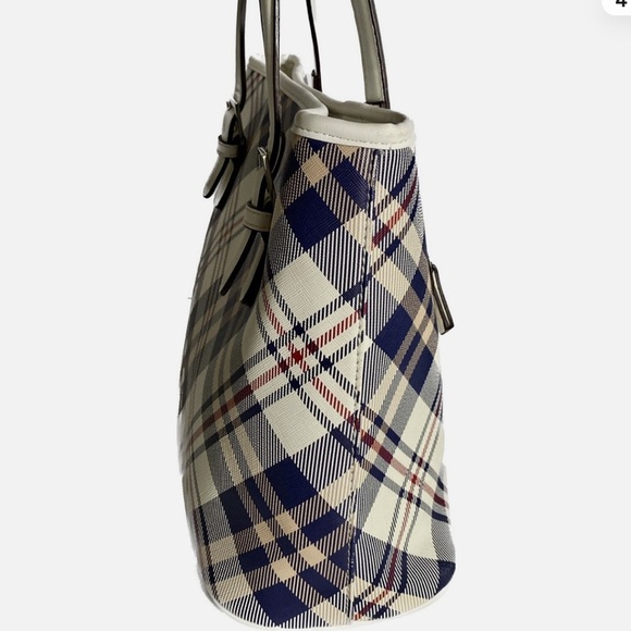 Giani Bernini Saffiano Plaid Tote NWT - Picture 4 of 11